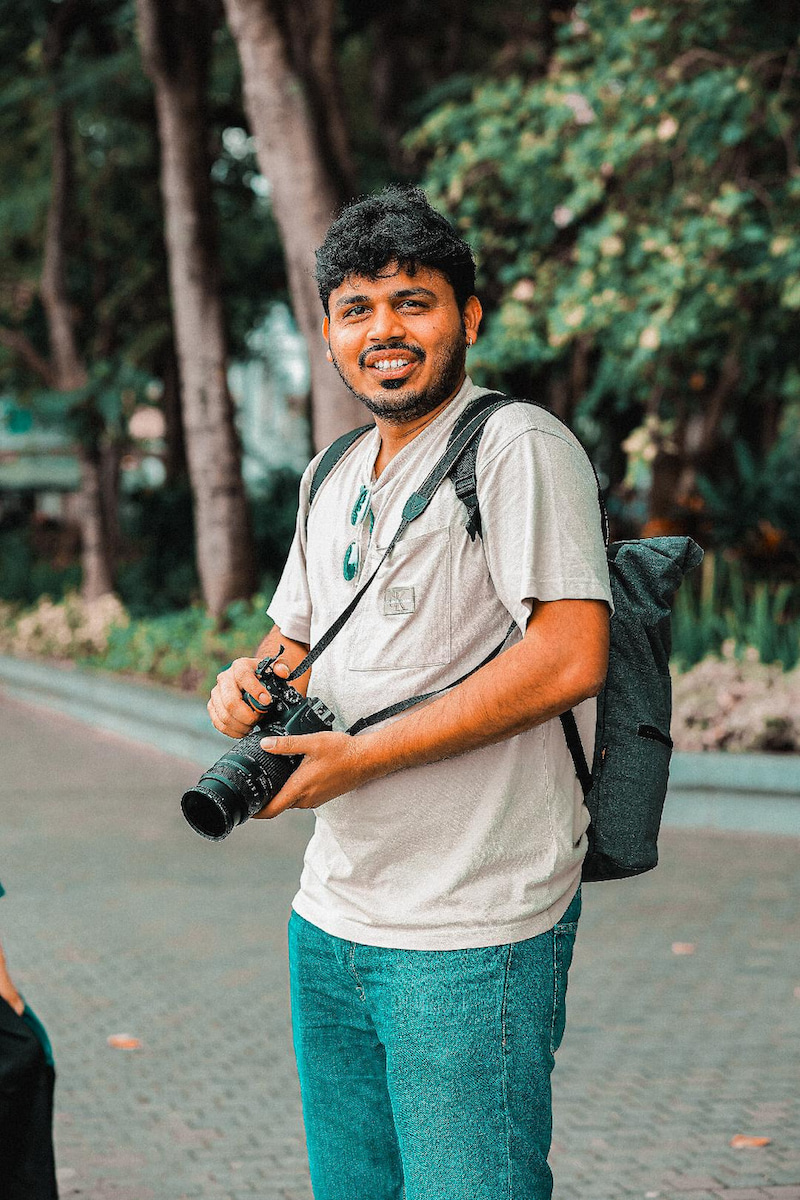 Vaibhav with camera